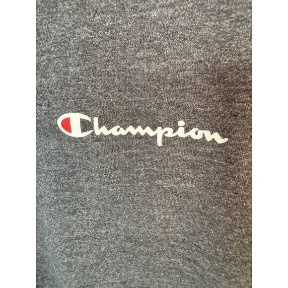 Champion Men's Gray T-Shirt Size‎ X-large short sleeve round neck  cotton - Picture 4 of 9